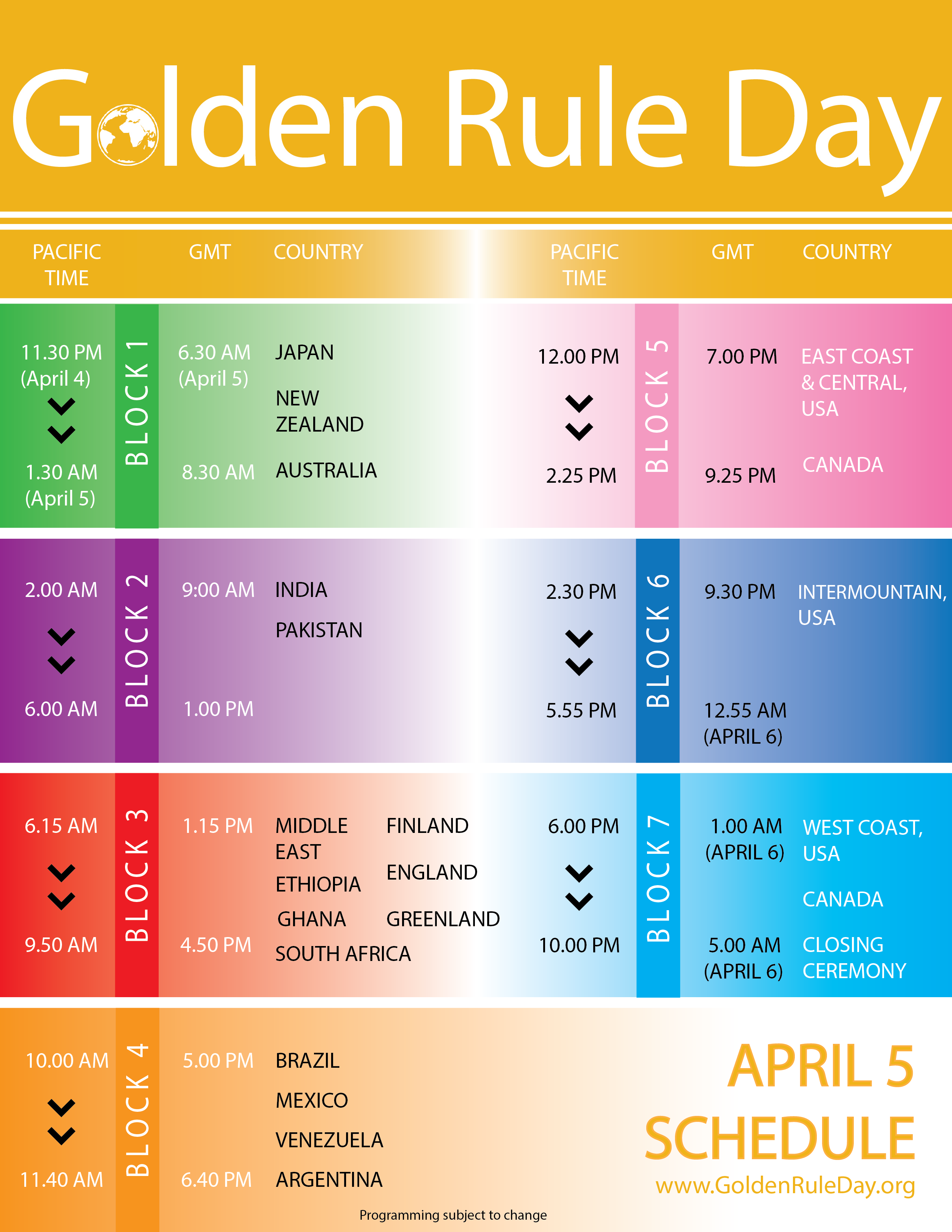 Join the Golden Rule Day Global Webcast on April 5! URI